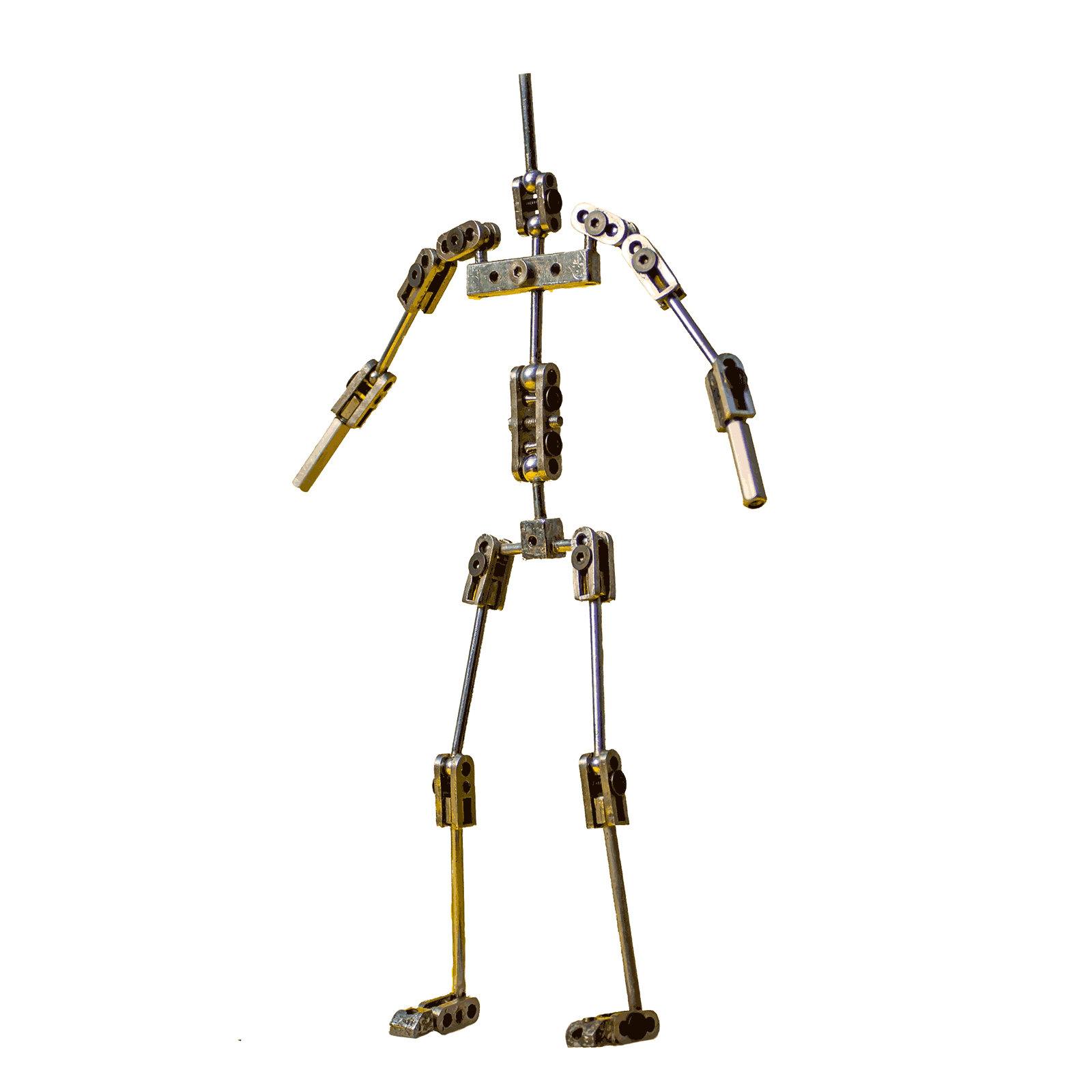 Custom size stop motion armature big